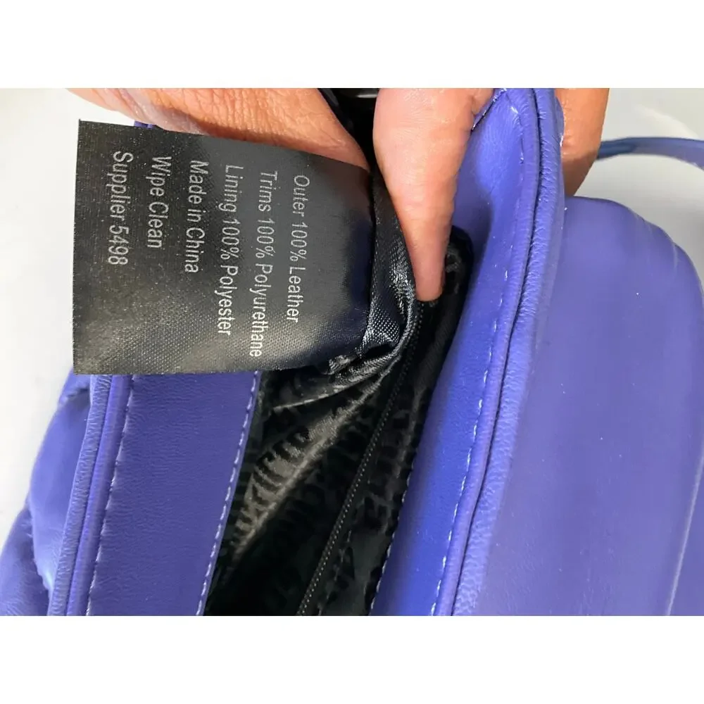 KURT GEIGER LONDON MEDIUM LILAC KENSINGTON SOFT SHOULDER BAG
